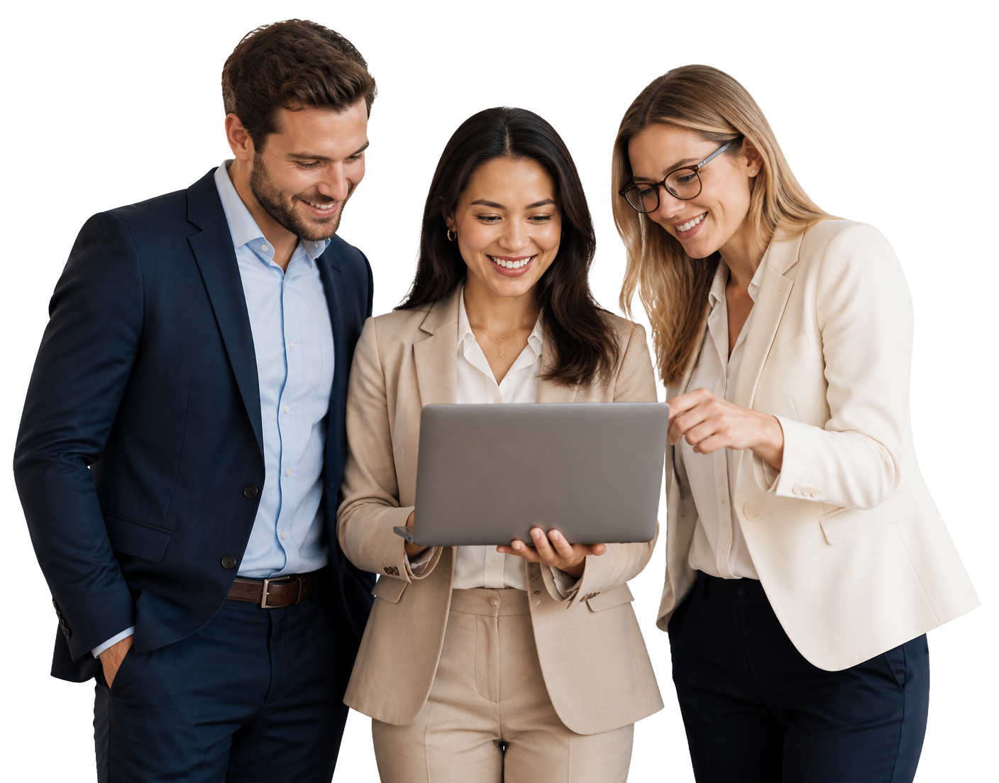 ETUDUM marketing strategists reviewing campaign performance together